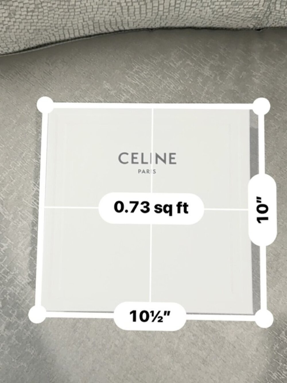 Celine Empty Belt Box and Logo Bag, like New - Picture 5 of 14